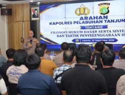 Kapolres Pelabuhan Tanjung Priok Bekali Personel dengan Filosofi Hukum dan Strategi Penegakan Hukum