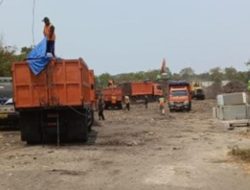 Lokasi perawatan Alat Berat Nagrak dijadikan tempat Pembuangan Sampah oleh Dinas LH DKI Jakarta